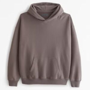 Abercrombie & fitch men’s essential pullover hoodie NWT sz M taupe color